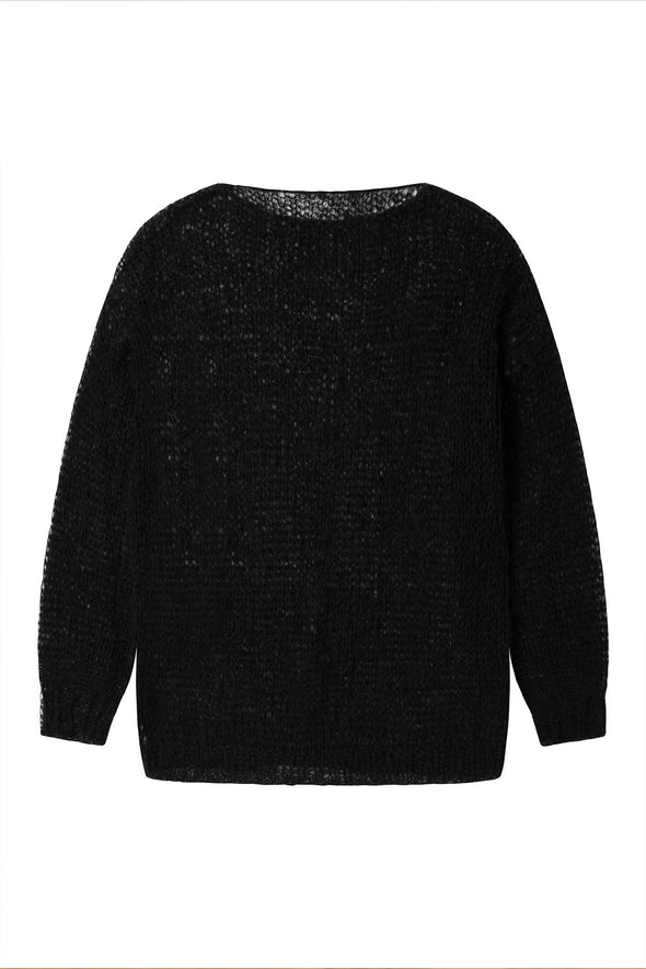 Kateryna Mohair Sweater - Black