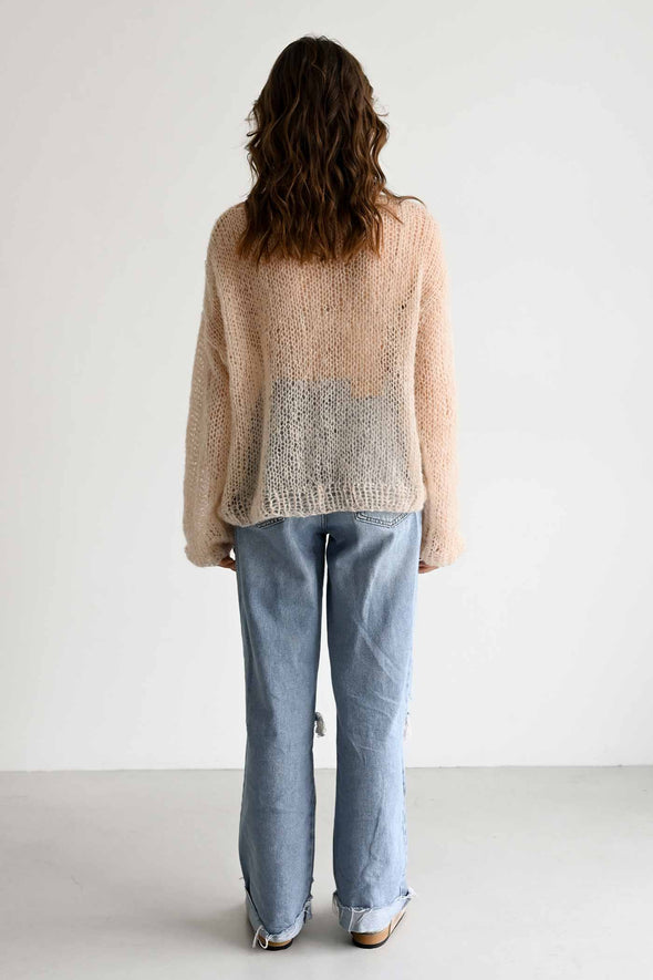 Kateryna Mohair Sweater - Powder