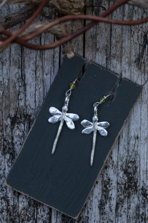 Libellule Silver Plated Earrings