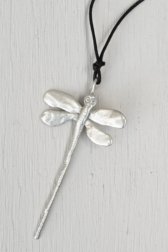 Libellula Grande Silver Plated Pendant