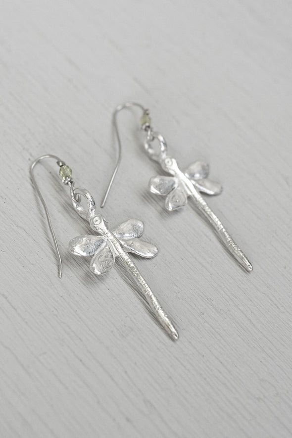 Libellule Silver Plated Earrings