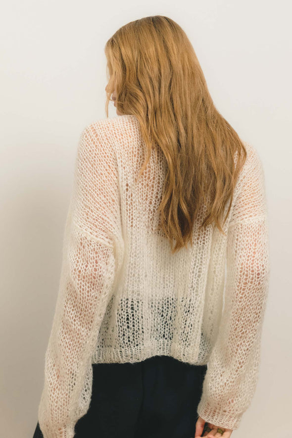 Kateryna Mohair Sweater - Ivory