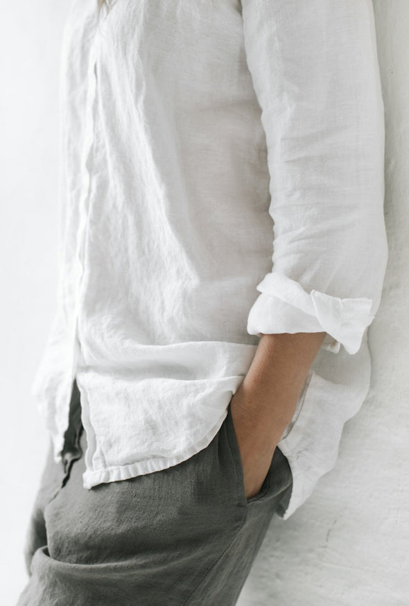 Linen Shirt - White