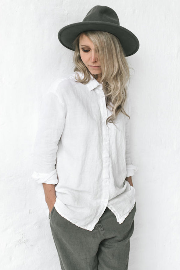 Linen Shirt - White